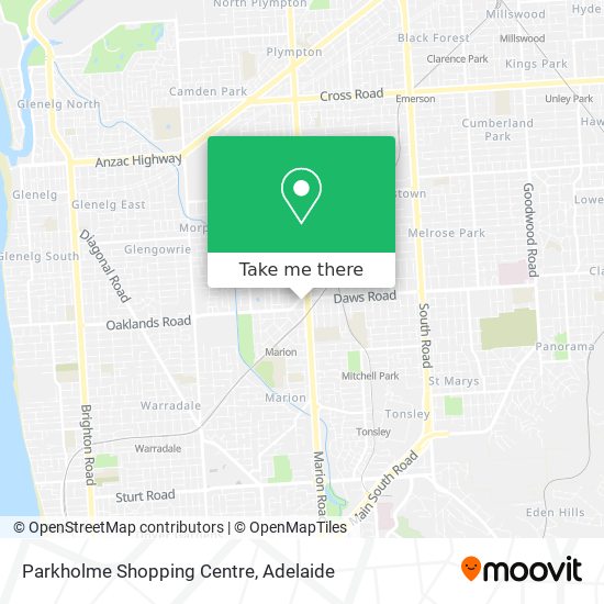 Parkholme Shopping Centre map