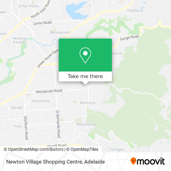 Mapa Newton Village Shopping Centre