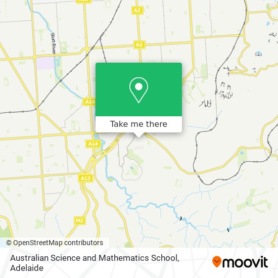 Australian Science and Mathematics School map