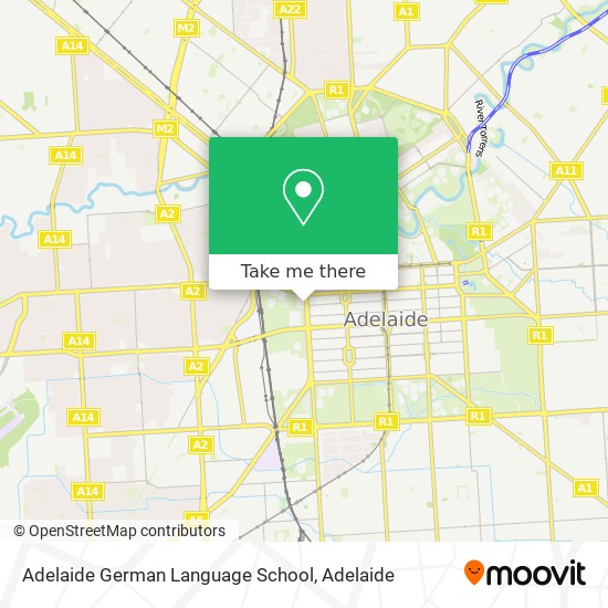 Adelaide German Language School map