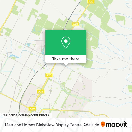 Mapa Metricon Homes Blakeview Display Centre