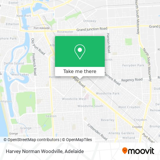 Harvey Norman Woodville map