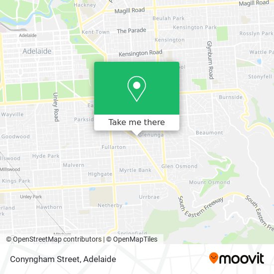 Conyngham Street map