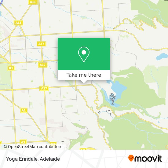 Yoga Erindale map