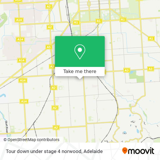 Tour down under stage 4 norwood map