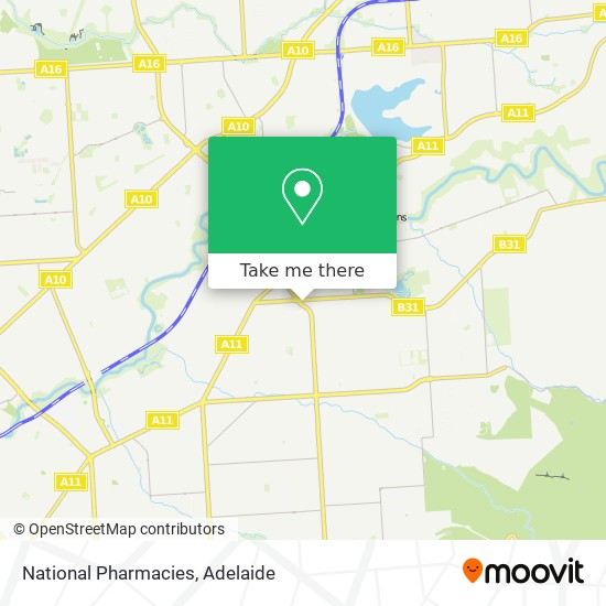 National Pharmacies map