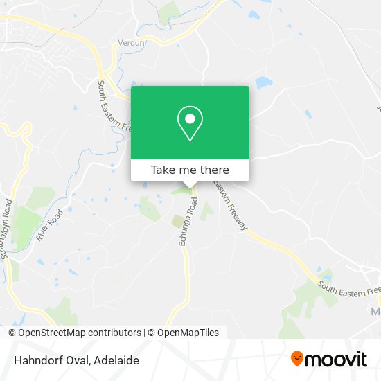 Hahndorf Oval map