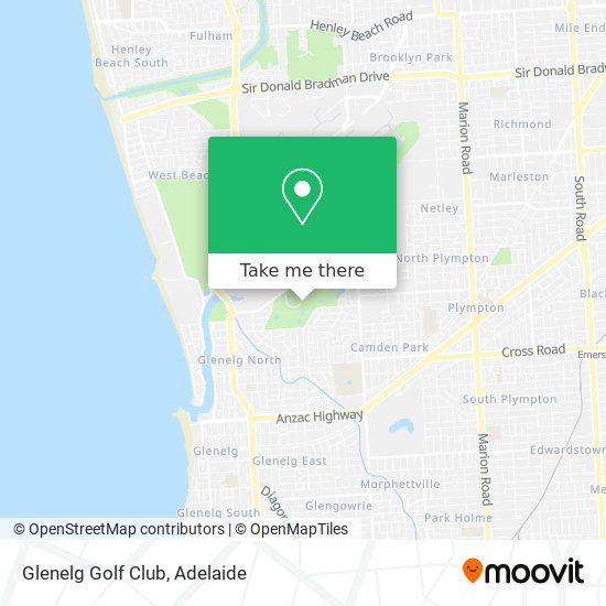 Glenelg Golf Club map