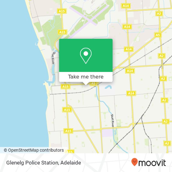 Mapa Glenelg Police Station