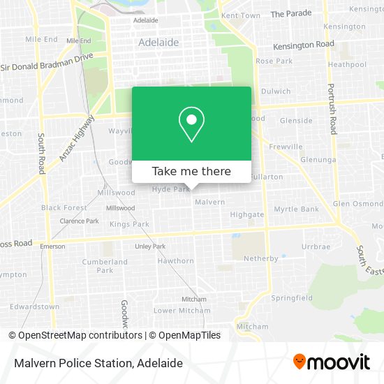 Malvern Police Station map