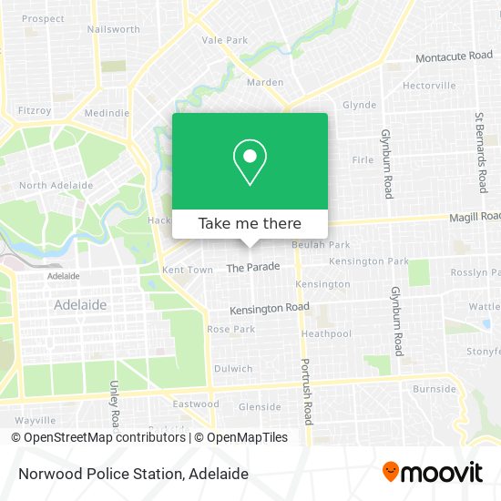 Norwood Police Station map