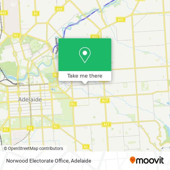 Norwood Electorate Office map