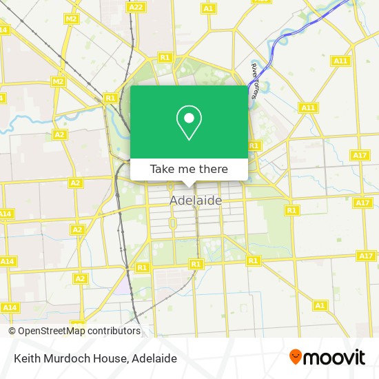 Mapa Keith Murdoch House