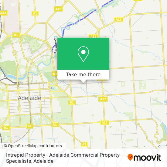 Intrepid Property - Adelaide Commercial Property Specialists map