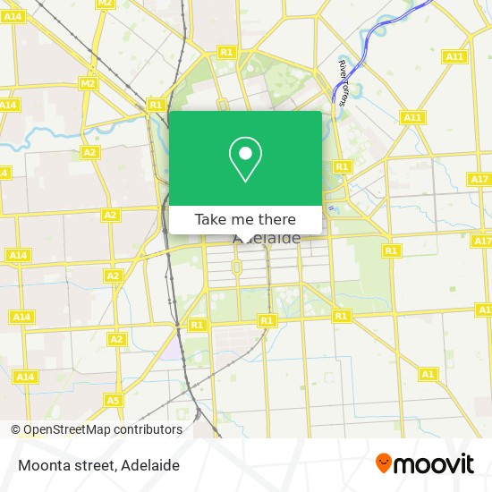 Mapa Moonta street