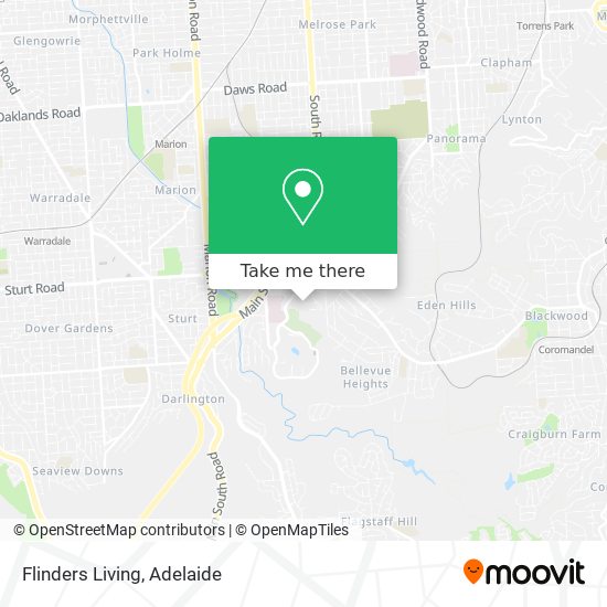 Flinders Living map