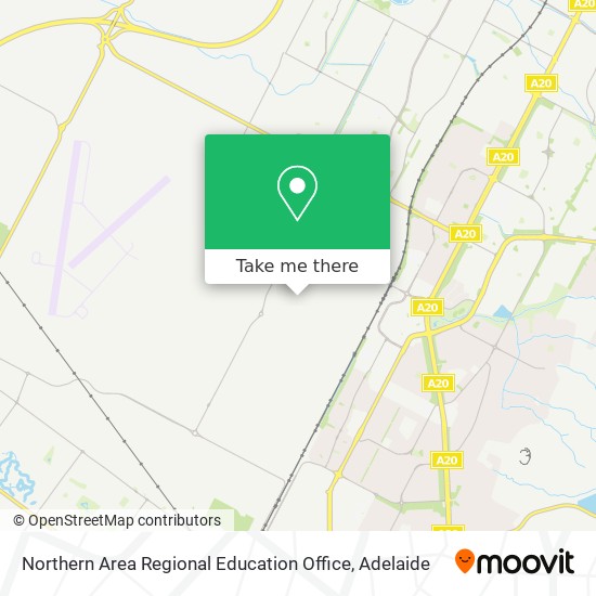 Mapa Northern Area Regional Education Office