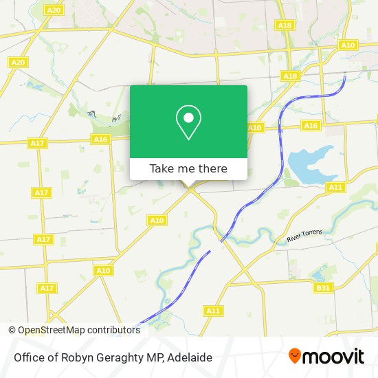 Office of Robyn Geraghty MP map