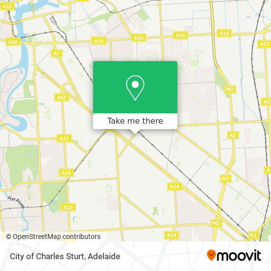 City of Charles Sturt map