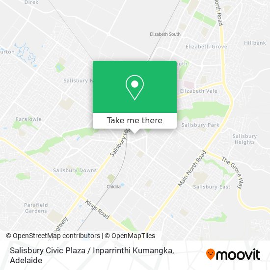 Salisbury Civic Plaza / Inparrinthi Kumangka map