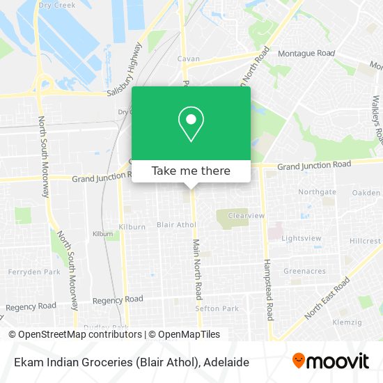 Mapa Ekam Indian Groceries (Blair Athol)