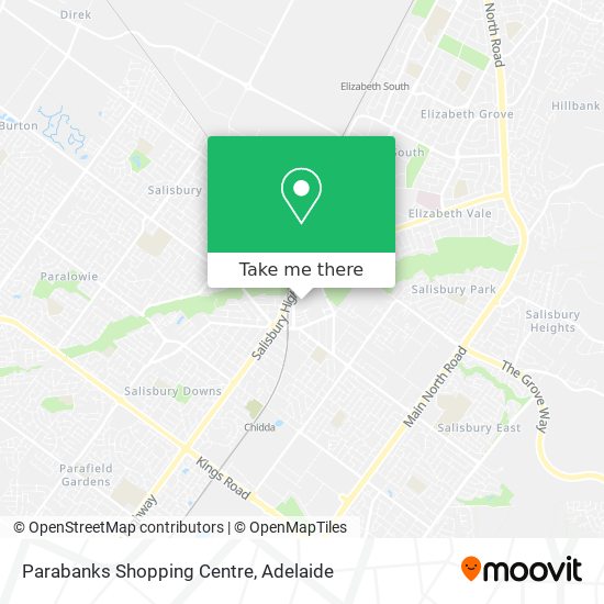 Parabanks Shopping Centre map