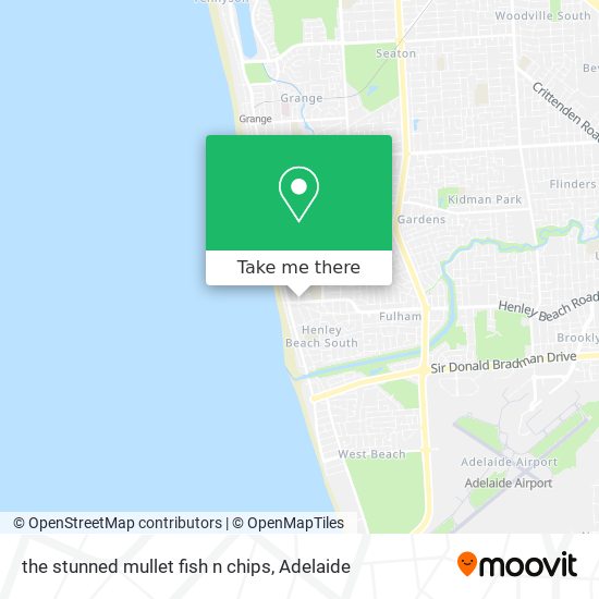 the stunned mullet fish n chips map
