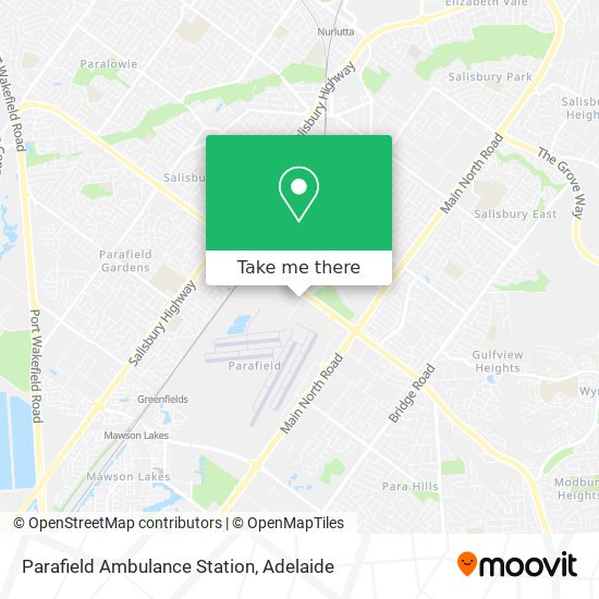 Parafield Ambulance Station map