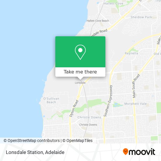 Lonsdale Station map