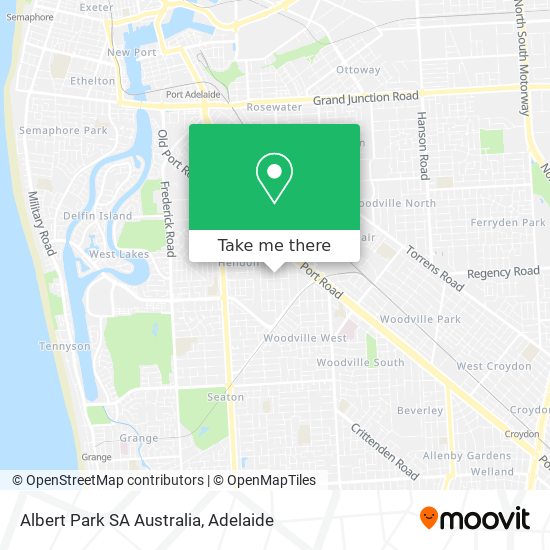 Albert Park SA Australia map
