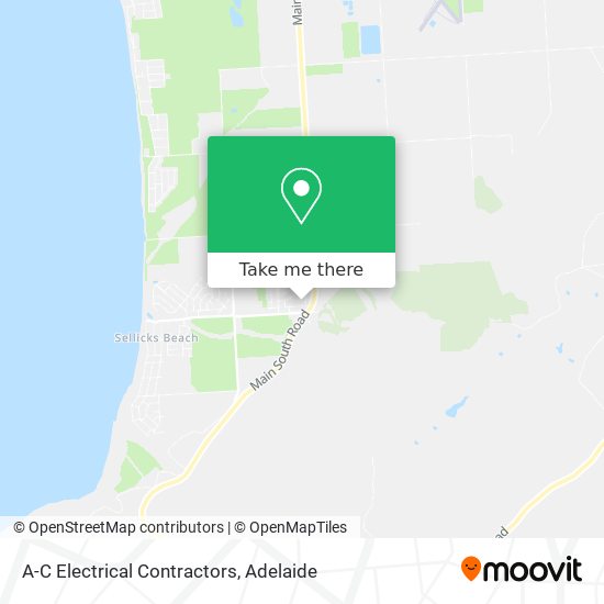 A-C Electrical Contractors map