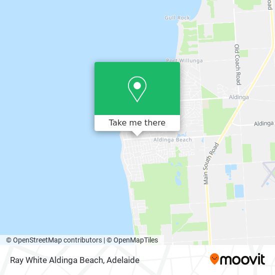Mapa Ray White Aldinga Beach