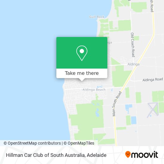 Hillman Car Club of South Australia map