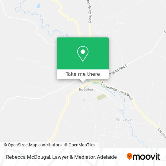 Rebecca McDougal, Lawyer & Mediator map