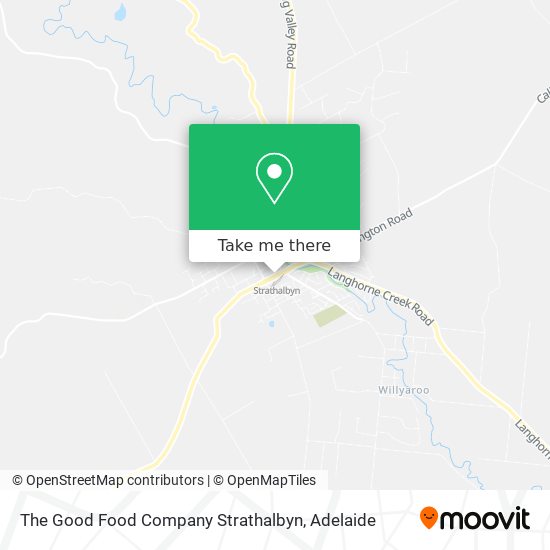 The Good Food Company Strathalbyn map