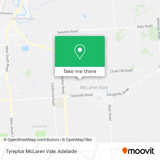 Tyreplus McLaren Vale map