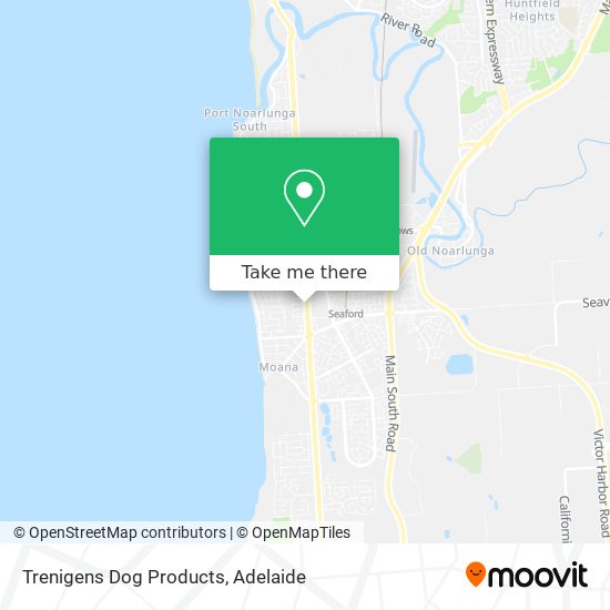 Trenigens Dog Products map