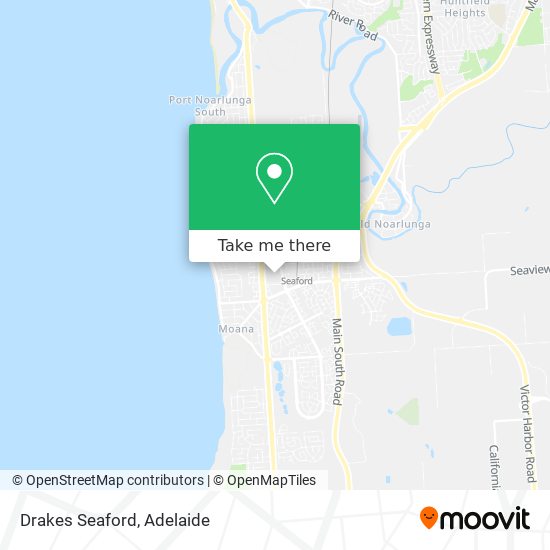 Drakes Seaford map