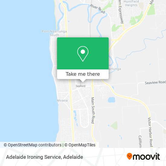 Adelaide Ironing Service map