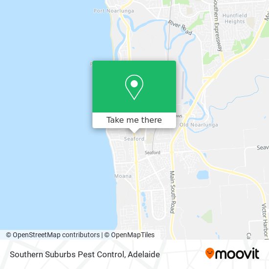 Mapa Southern Suburbs Pest Control