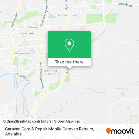 Caravan Care & Repair Mobile Caravan Repairs map