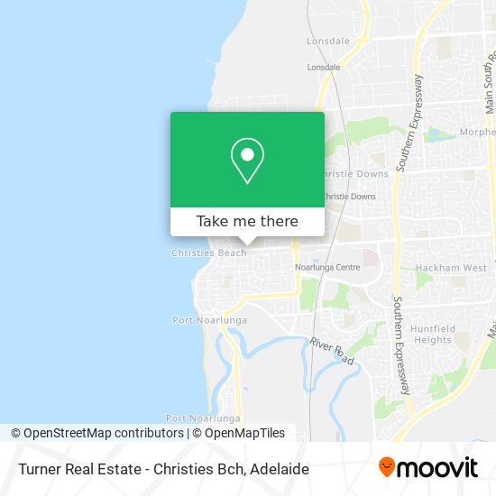 Turner Real Estate - Christies Bch map