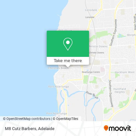 M8 Cutz Barbers map