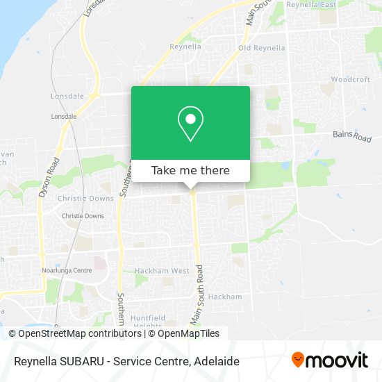 Reynella SUBARU - Service Centre map