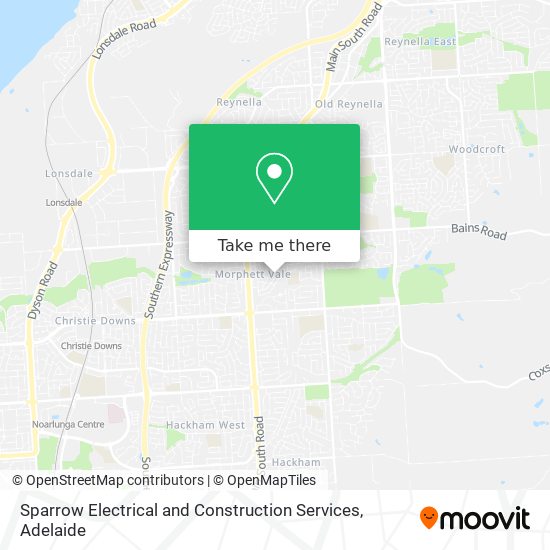 Sparrow Electrical and Construction Services map