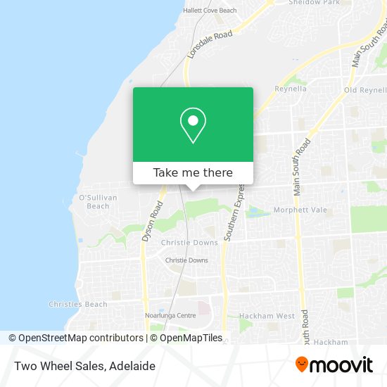 Two Wheel Sales map