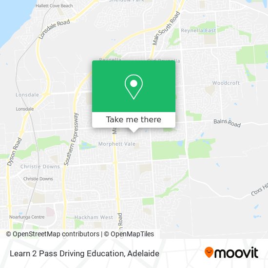 Learn 2 Pass Driving Education map