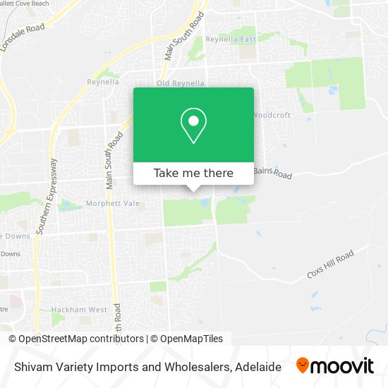 Shivam Variety Imports and Wholesalers map