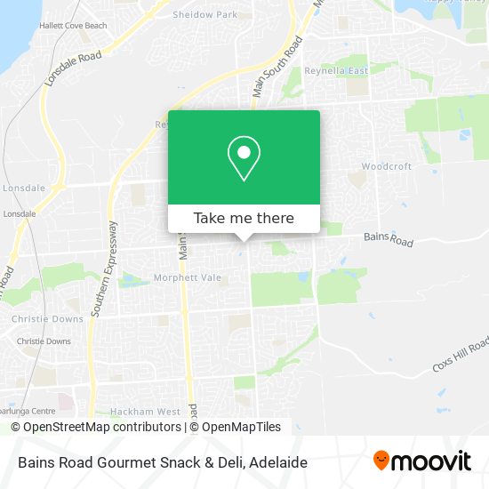 Bains Road Gourmet Snack & Deli map