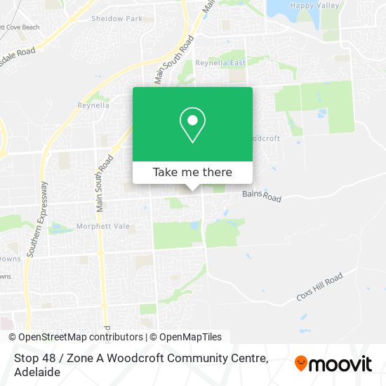 Mapa Stop 48 / Zone A Woodcroft Community Centre